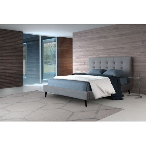 Modern Bed in Gray