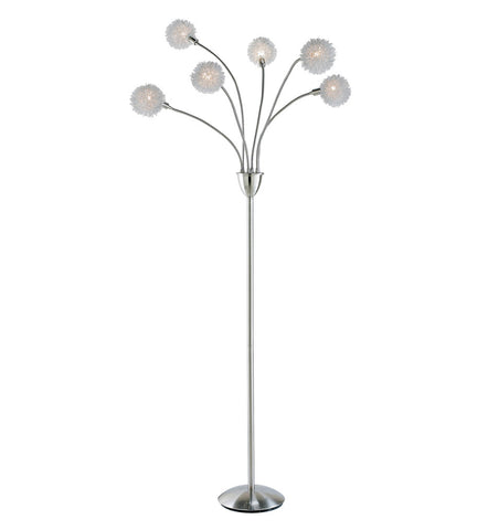 Floor Lamp with 6 pompoms