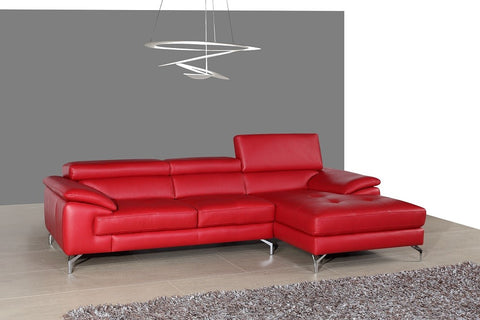A973b Premium Leather Sectional Sofa