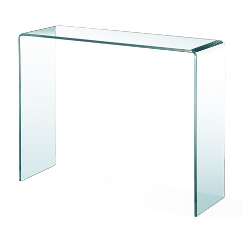 Glass Console  - 47.2 x 15 x 30.7- 12mm thick curved glass