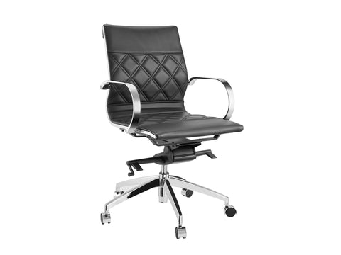 Lider Black or White Leather Office Chair
