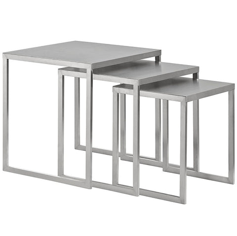 Nesting Tables - Stainless Steel