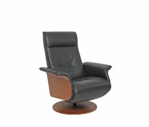 Fjord - HANS - Leather Swivel Motorized Recliner - stylish and comfortable !