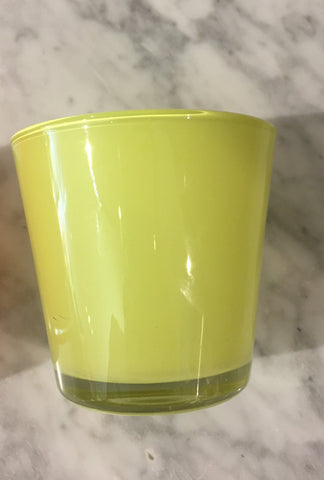 Leonardo Yellow Glass Votive