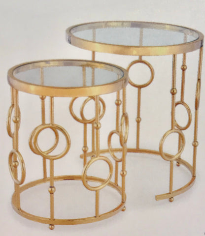Galio Gold Nesting Tables