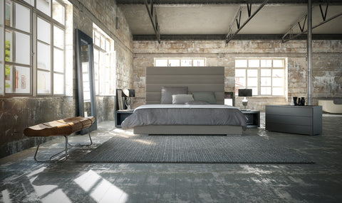 Prince Bed King size by Modloft - available in grey, white and black