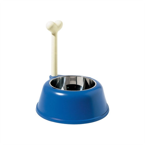 Lupita Dog Bowl in blue Alessi