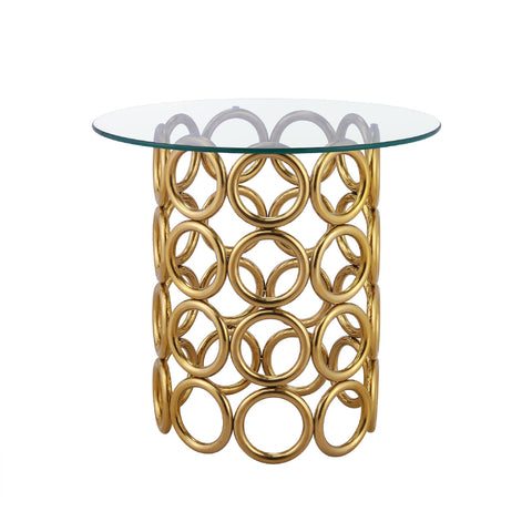 Monte Carlo Gold Side Table
