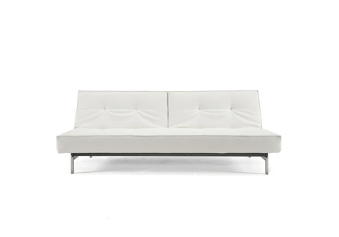 Splitback Luxury Sleeper Sofa Stainless Steel