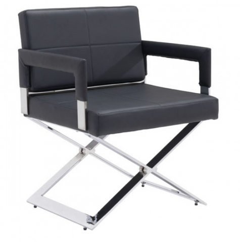 YES Dining Chair in soft leatherette in white or black