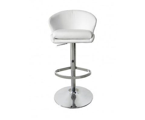 Beverly Adjustable Swivel Barstool in Ecoleather - discontinued