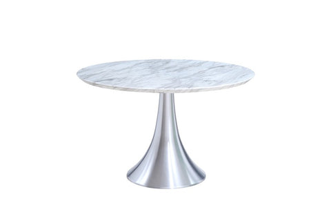 Flow Marble Round Dining Table