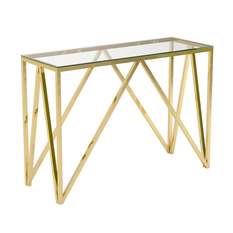 Luxor Gold Console Table