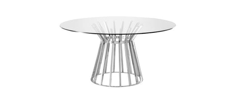 Olive Round Glass Dining Table