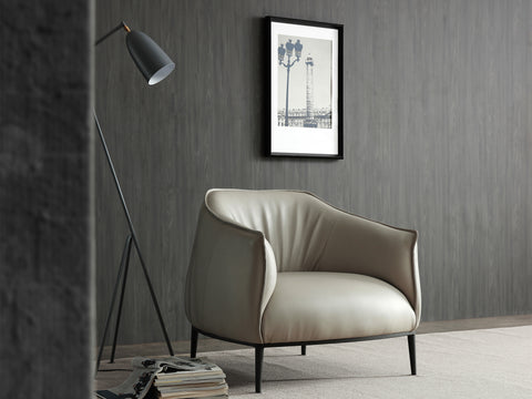 Benbow Leisure Chair available in light grey or dark grey