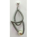 Silver Earrings small bead